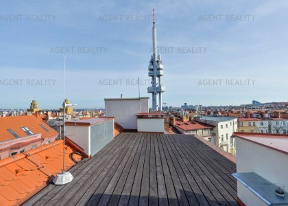 Pronájem bytu 2+kk, 49 m2, Slavíkova, P3 - Žižkov