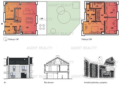 Prodej řadového domu se zahradou 5+kk, 138m2, ulice K Pískovně, Strančice