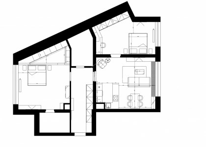 Pronájem bytu 3+kk, 100 m2 s terasou, ulice Na Veselou, Beroun