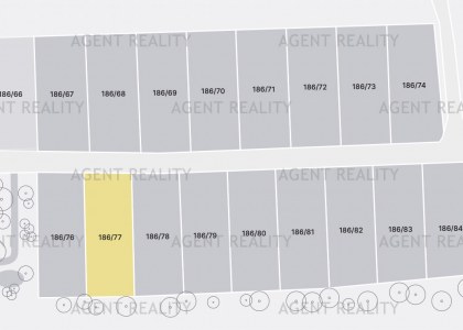 Prodej stavebního pozemku 186/77, 831m2, Slaný - Dolín