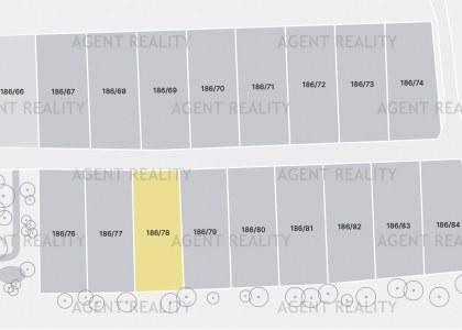 Prodej stavebního pozemku 186/78, 818m2, Slaný - Dolín