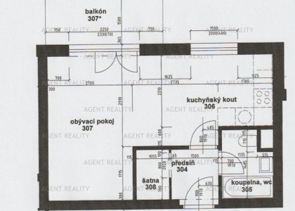 Prodej bytu 1+kk, 36,8 m2, ulice Holubí, Praha 6 - Suchdol