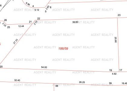 Prodej stavebního pozemku 186/59, 1 210 m2, Slaný - Dolín