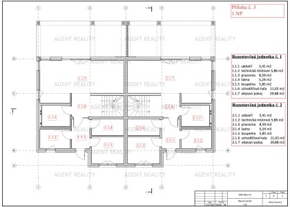 Prodej bytu 186/60BB, 5+kk, 141m2, Slaný - Dolín