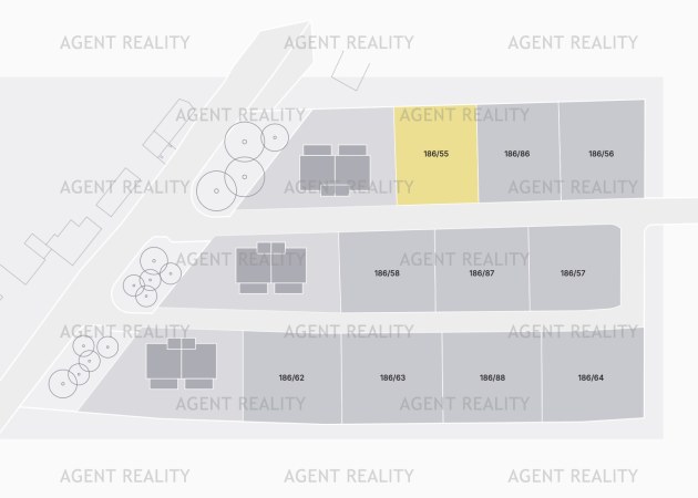 Prodej stavebního pozemku 186/55, 879 m2, Slaný - Dolín