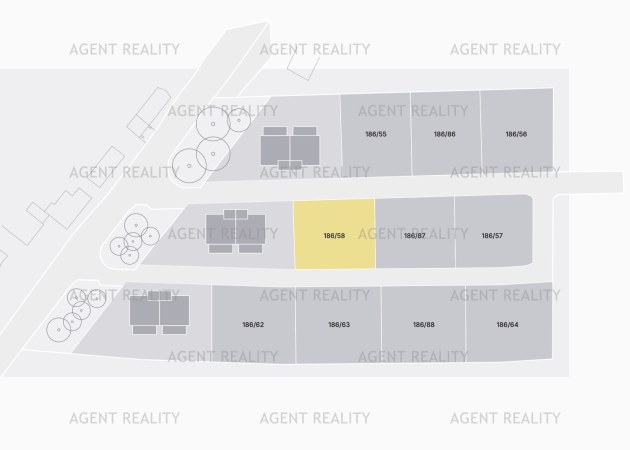 Prodej stavebního pozemku 186/58, 800 m2, Slaný - Dolín