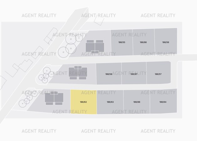 Prodej stavebního pozemku 186/62, 921 m2, Slaný - Dolín